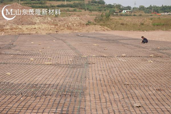 路基土工格柵施工照片真實  第6張