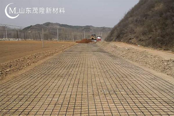 路基土工格柵施工照片真實  第4張
